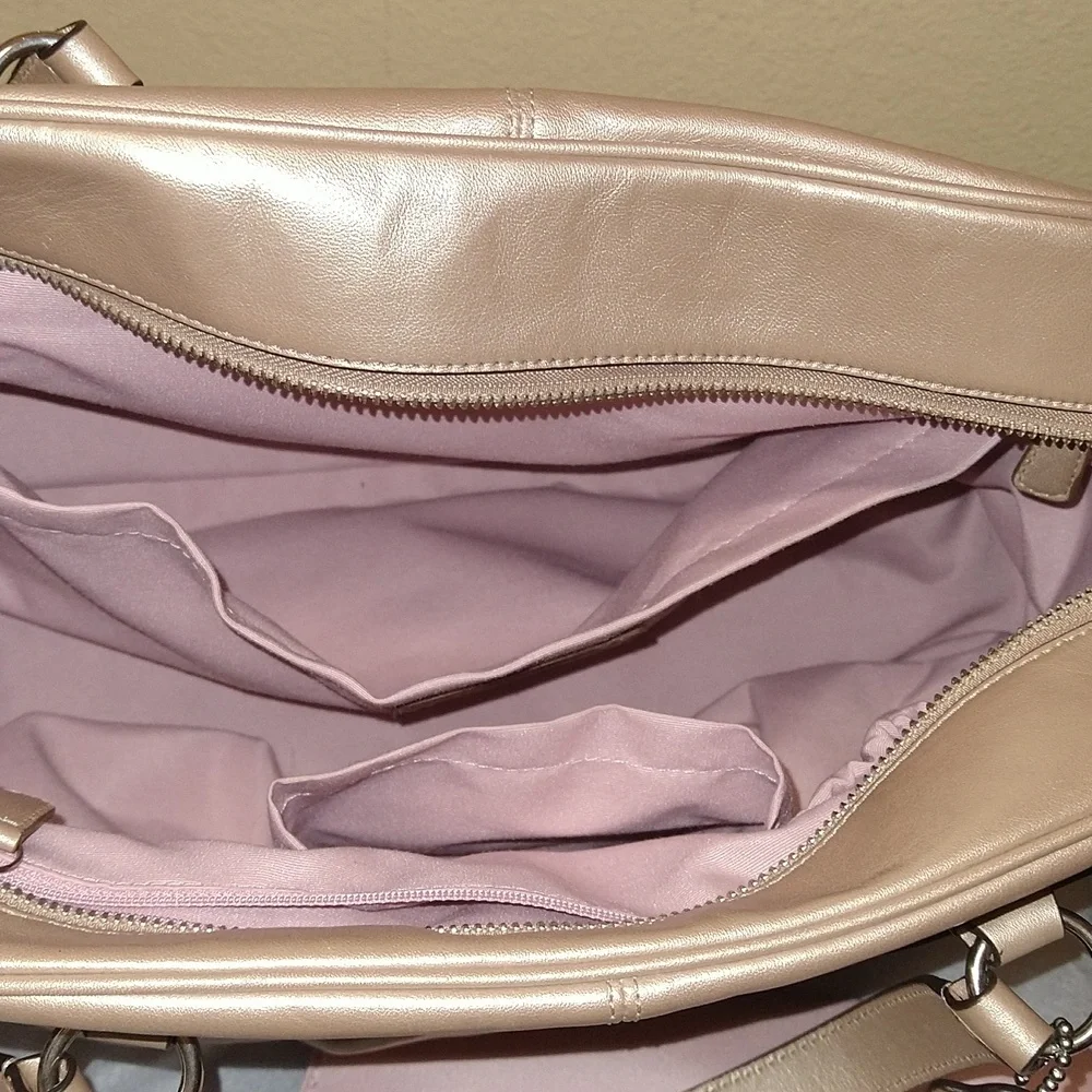Coach Addison Leather Diaper/Baby Bag